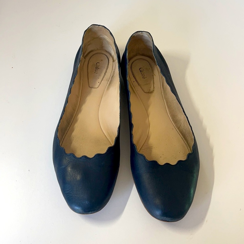 Chloe Scalloped Ballet flat